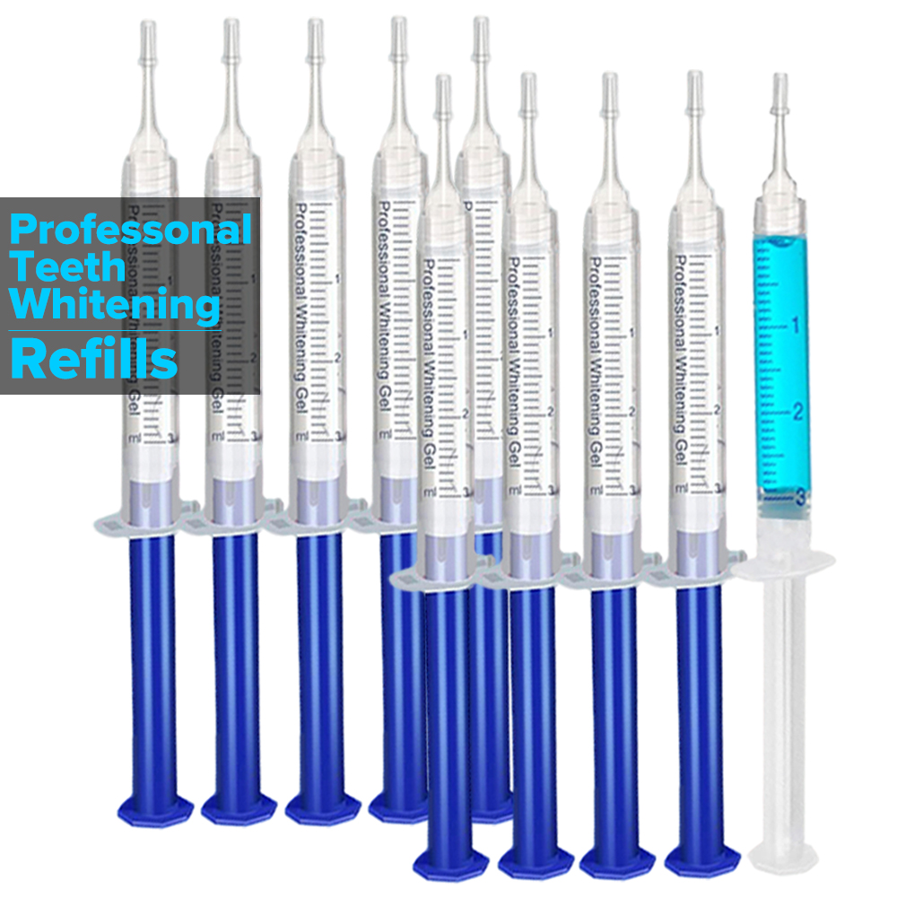 Teeth Whitening Pens - 歯のホワイトニングジェル詰め替えシリンジ歯の漂白ジェルインビザラインスタイルトレイ用漂白剤歯科グレード歯のホワイトニング剤ホワイトキット