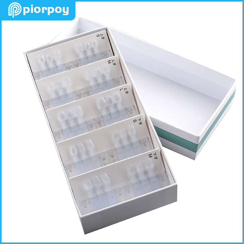 Teeth Whitening Moulds - Piorpoy-歯科用ベニア型、複合樹脂、光治療、前歯、接着剤接着、歯科のホワイトニング、歯のパートナー、30個