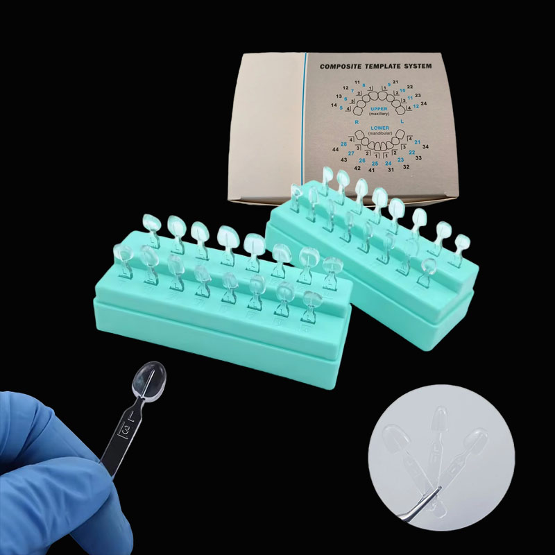 Teeth Whitening Moulds - 32個/セット 複合レジンモールド 光硬化 オートクレーブ対応 歯科用ベニアモールドキット M/L