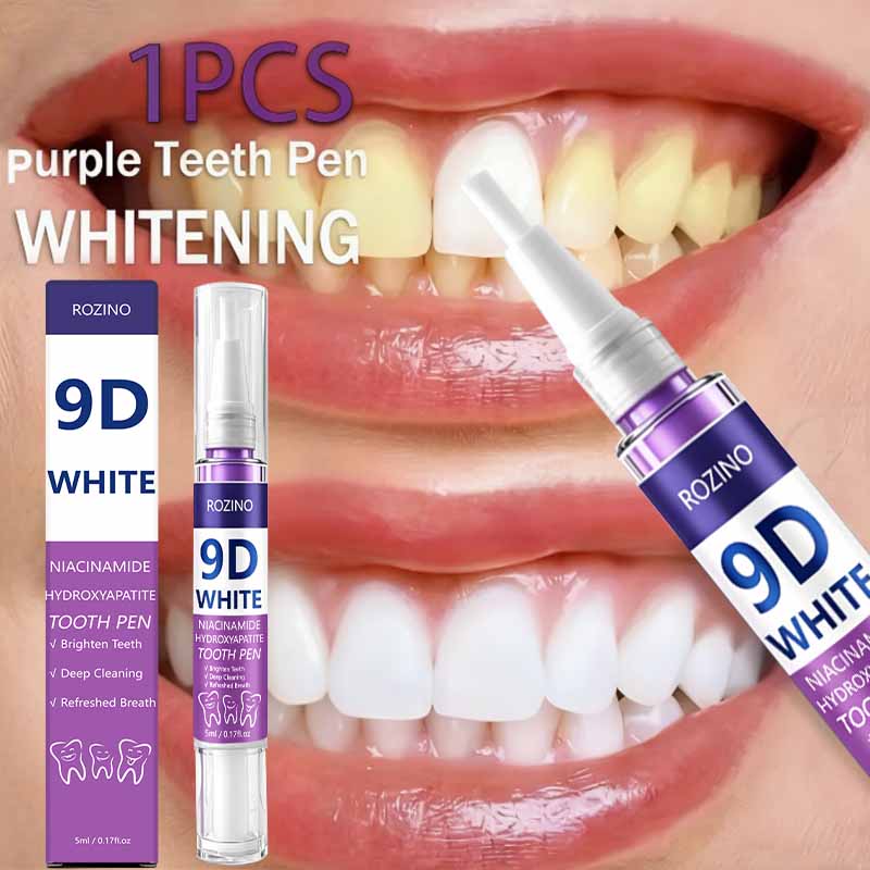 Teeth Whitening Pens - ROZINO 9D ホワイトニング歯磨きペン ナイアシンアミド + ヒドロキシアパタイト