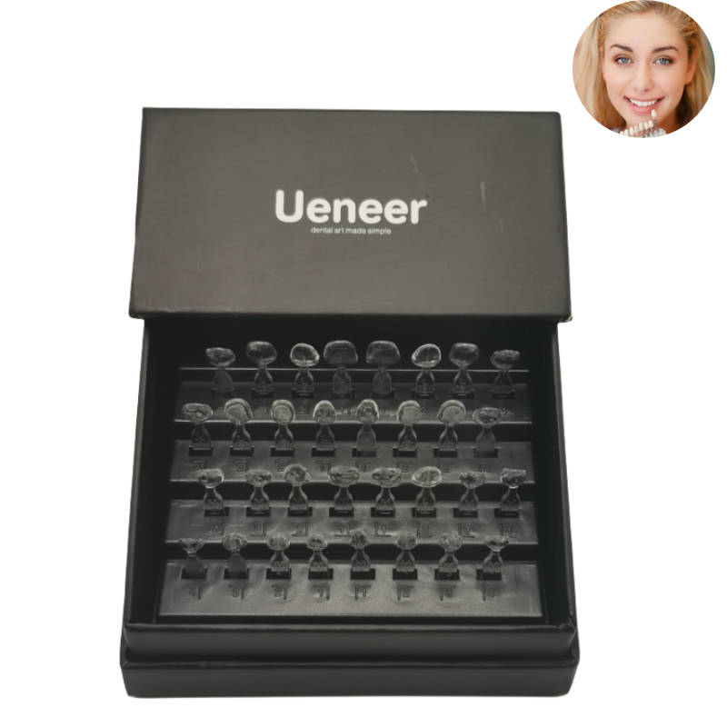 Teeth Whitening Moulds - 32 ピース/セット歯科ベニヤ金型キット複合樹脂金型光硬化オートクレーブ前歯前歯金型歯ホワイトニングツール