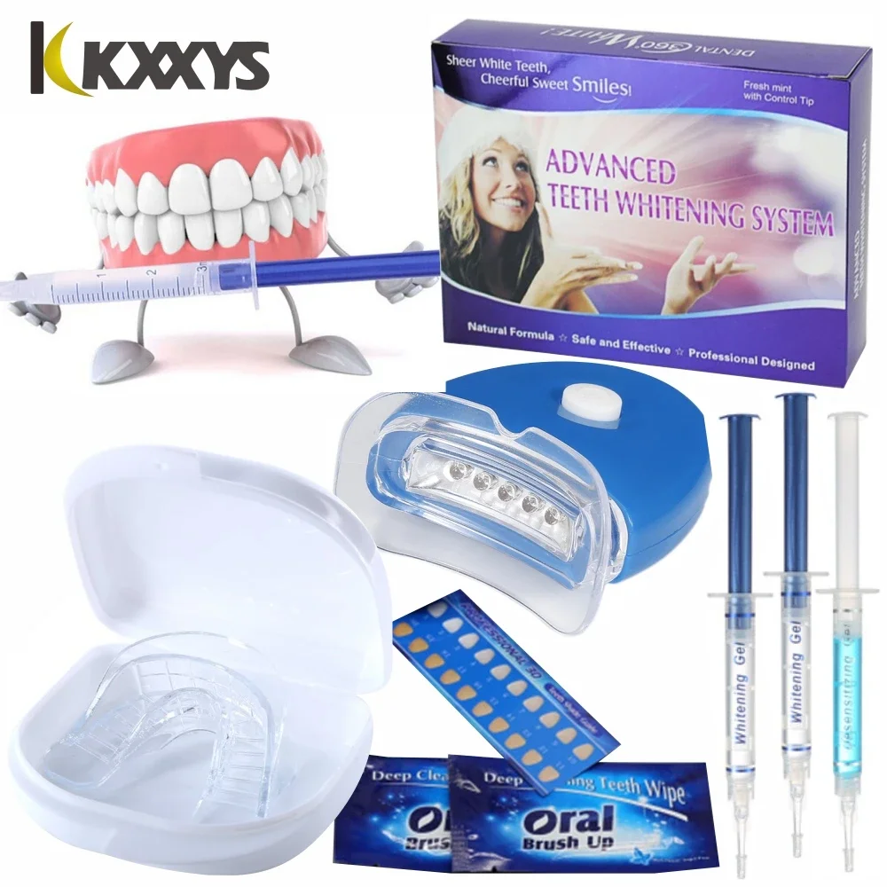 Teeth Whitening Kit - USB急速充電式ひげ＆ボディトリマー – コードレスメンズシェービングキット、ステンレス鋼刃、プロ仕様グルーミングツール