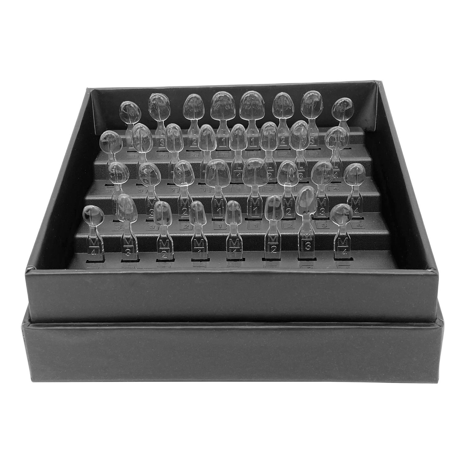 Teeth Whitening Moulds - 32個/セット 歯科用ベニア型キット 複合樹脂型 光硬化 オートクレーブ対応 前歯型