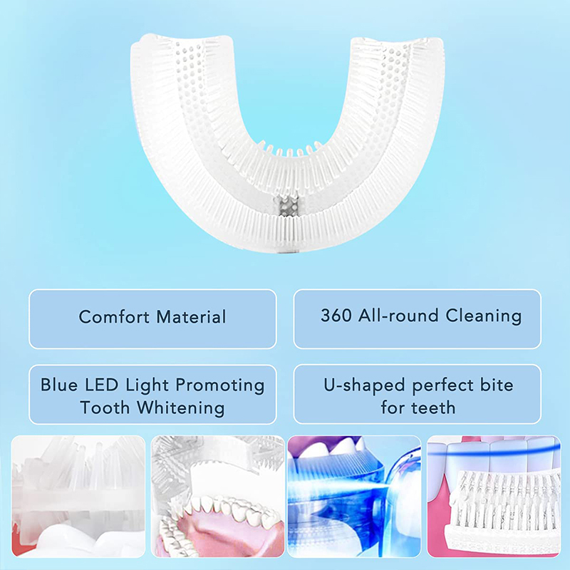 U字型充電式ライトクイックホワイトニング歯のホワイトナー、プ - Teeth Whitening Kit のレビューと価格