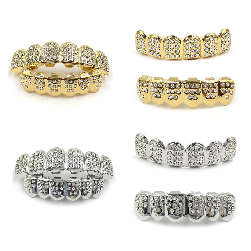 ファッション HIPHOP 歯ブレース ゴールド/シルバー  - Teeth Whitening Moulds のレビューと価格