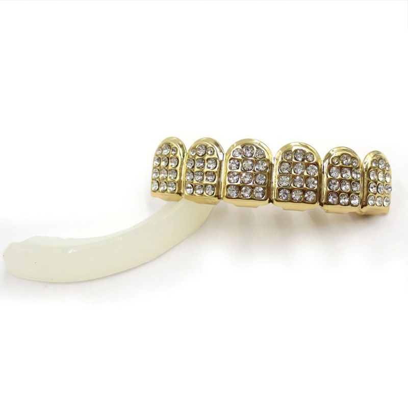 ファッション HIPHOP 歯ブレース ゴールド/シルバー  - Teeth Whitening Moulds のレビューと価格