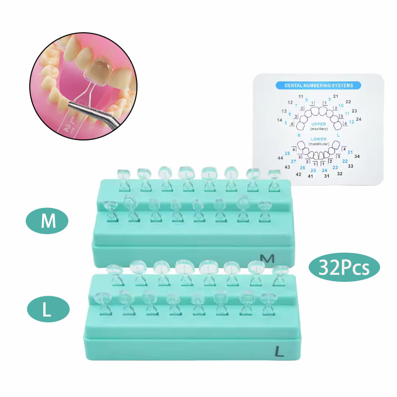 32個/セット 複合レジンモールド 光硬化 オートクレーブ対 - Teeth Whitening Moulds のレビューと価格
