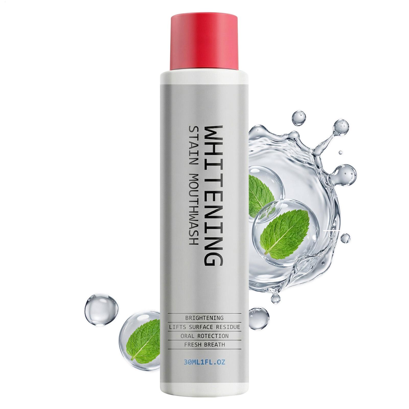 30ml ステインホワイトニングマウスウォッシュ、臭いを除去 - Teeth Whitening Mouthwash のレビューと価格