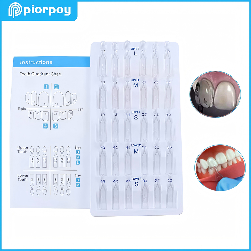PIORPOY 歯科複合樹脂ベニアモールド 30 ピース/箱 - Teeth Whitening Kit のレビューと価格