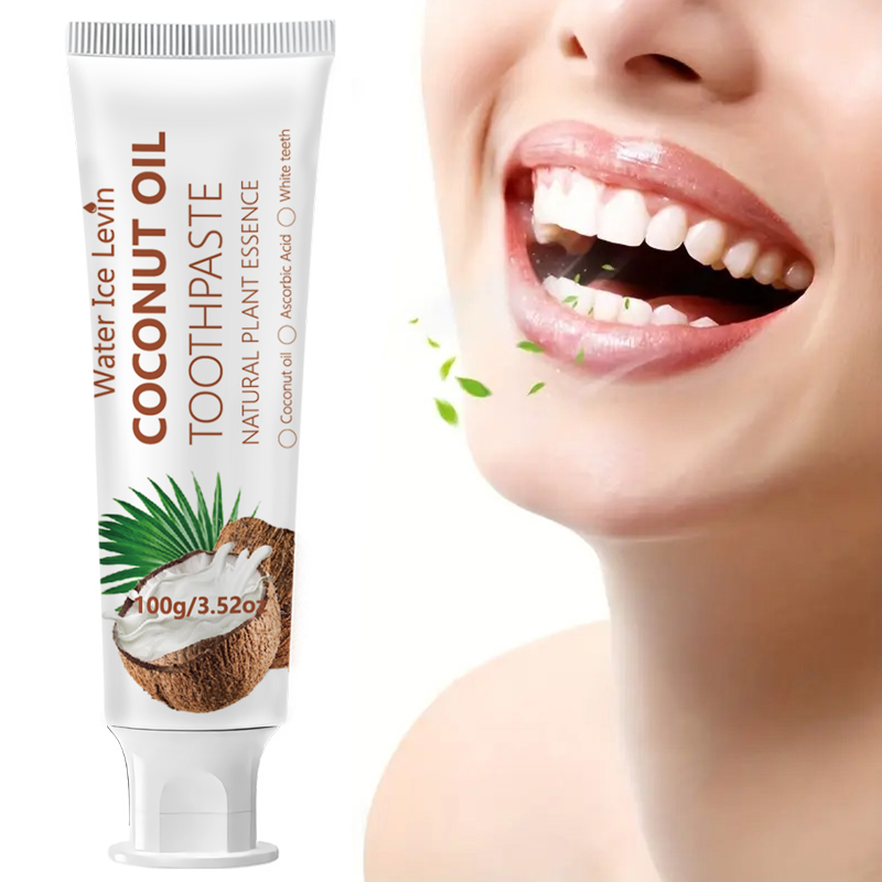 ココナッツオイル歯磨き粉 100g 天然植物エキス配合 歯を - Teeth Whitening Mouthwash のレビューと価格
